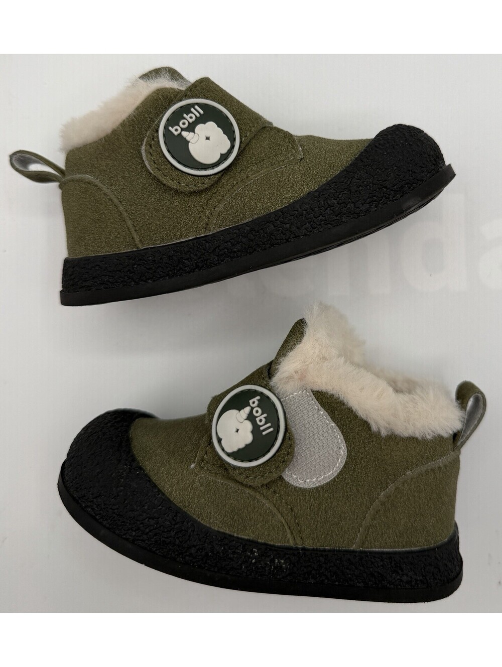 Bo-Bell Toddler Winter Boots 4.5/5 Green Fur Lined First Walkers NEW [COPY]